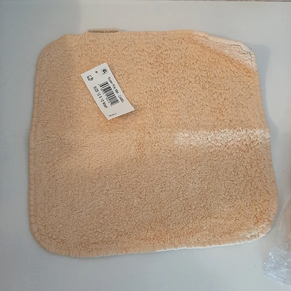 *Abyss and Habidecor Super Pile Washcloths Set of 2 Camel